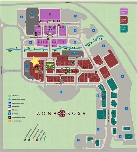 zona rosa kansas city map.